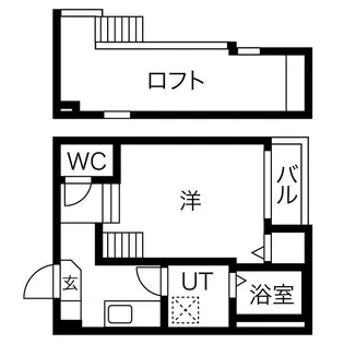 メゾン・フランク【1階】の間取り