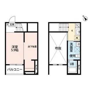 REFINED TASTE 小塚(リファインド【203号室】の間取り