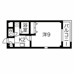 プチメゾン稲生Ⅱ【3階】の間取り