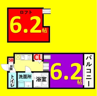ウェルストン車道【1階】の間取り