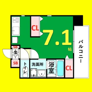 nextage sakurayama【8階】の間取り
