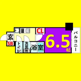 ルネフラッツ庄内通駅前【3階】の間取り