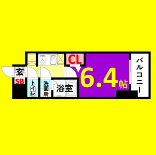アステリ鶴舞テーセラ【9階】の間取り