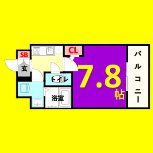 エスリード新栄テセラ【5階】の間取り