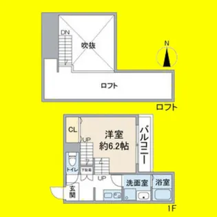 Villetta吹上【102号室】の間取り