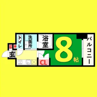 RAFFLE OZONE【7階】の間取り