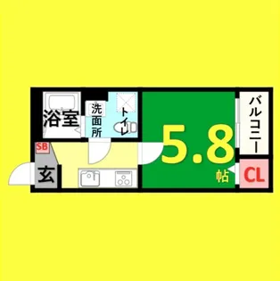 A-FLAT【301号室】の間取り
