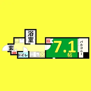 ラムセス大須【4階】の間取り