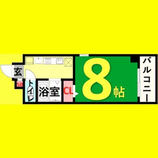 パルティール今池【6階】の間取り