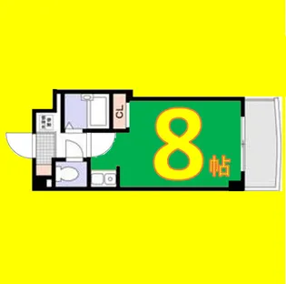 グランヴィア徳川【6階】の間取り