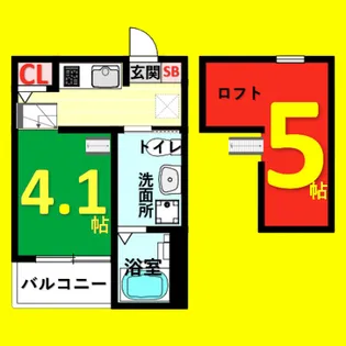 el cielo(エルシエロ)【2階】の間取り