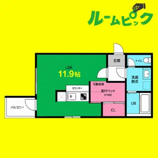RadIAnce丸の内(レイディエンス丸の内)【402号室】の間取り