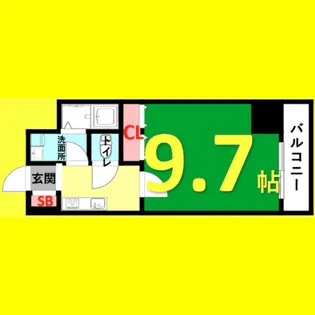 アルバ志賀本通【5階】の間取り