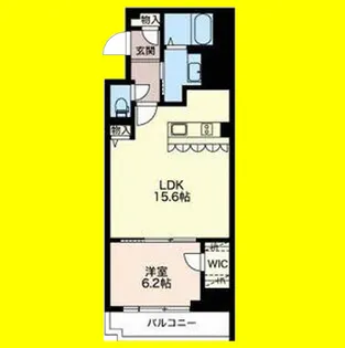 ロイジェント新栄Ⅱ【6階】の間取り