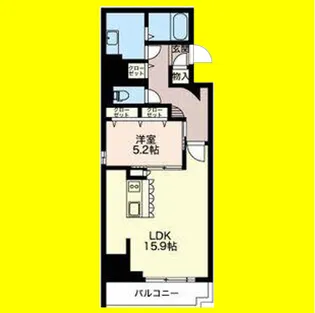 ロイジェント新栄Ⅱ【1001号室】の間取り