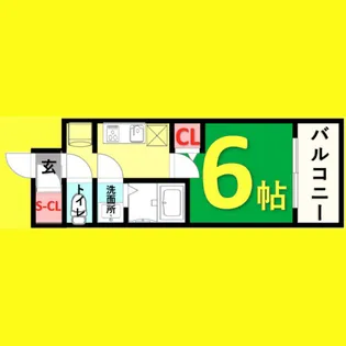 メイクス今池PRIME【8階】の間取り