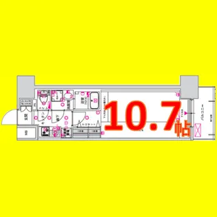 CREST TAPP金山【2階】の間取り