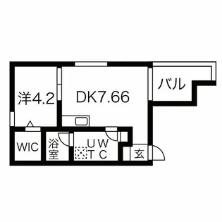 Precher 道徳通(プリシェール道徳通)【2階】の間取り