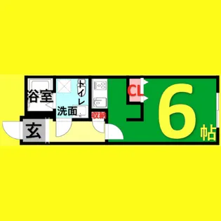 リアライズ名城公園【3階】の間取り
