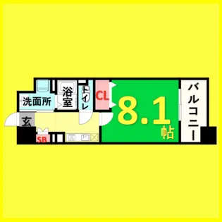 S-FORT浄心【5階】の間取り