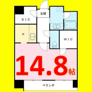 メゾン・ド・オーキッド【11階】の間取り