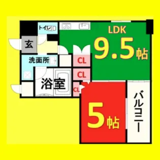 CITY SPIRE 名古屋大須【8階】の間取り