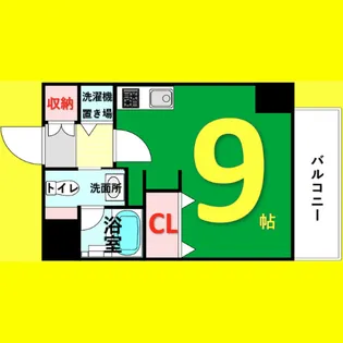 エグゼプレジオ【504号室】の間取り