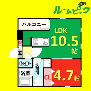 Cherim 瑞穂公園【1階】の間取り