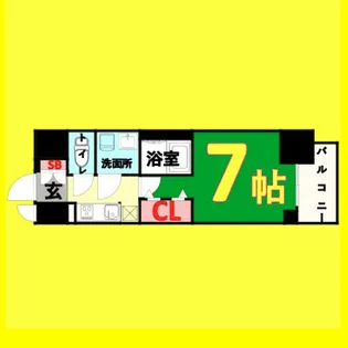 S-RESIDENCE熱田Ⅱ【9階】の間取り