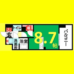 ルーエ今池【5階】の間取り