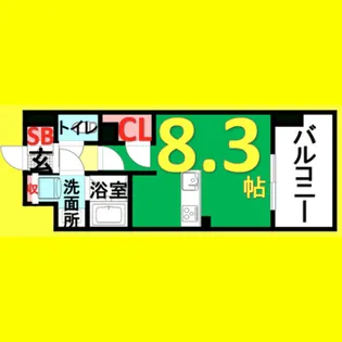 ルーエ今池【9階】の間取り