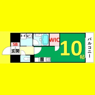 GRAND ESPOIR IZUMI【7階】の間取り