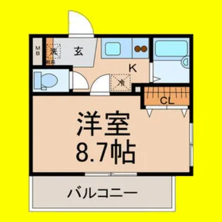 グランドハイツ21【6階】の間取り