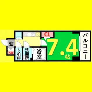 エスリード新栄グランラグジェ【4階】の間取り