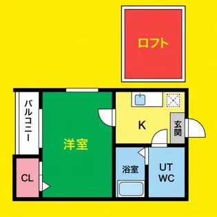 LUMINOUS矢田【1階】の間取り