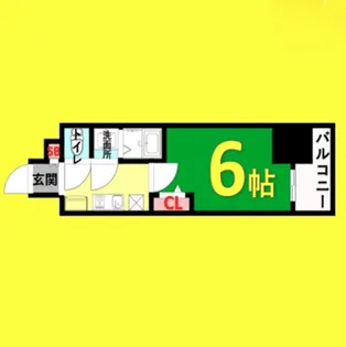 プレサンスNAGOYAシティオ【2階】の間取り
