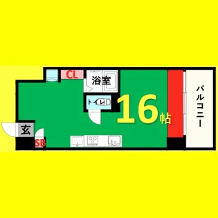 S-FORT六番町【2階】の間取り