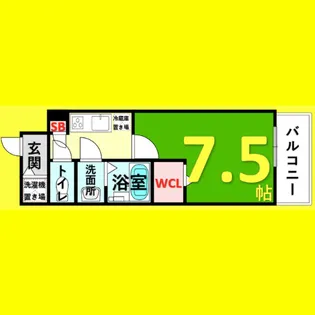 エスリード新栄マルス【2階】の間取り