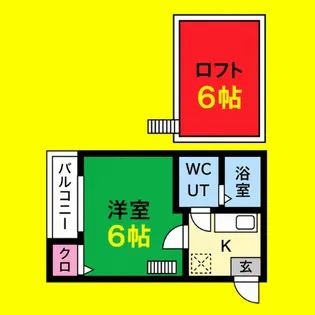 エスポワール六番町【1階】の間取り