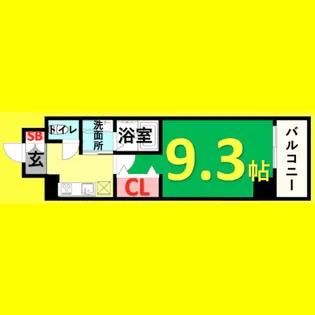 KDXレジデンス今池【4階】の間取り