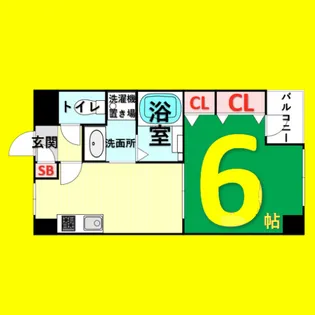 カーサナカムラ【3階】の間取り