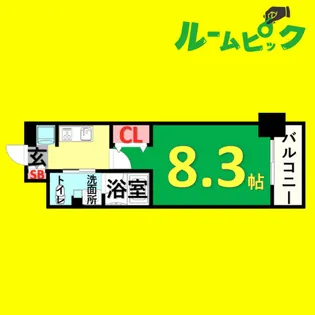 パークアクシス名古屋山王【8階】の間取り