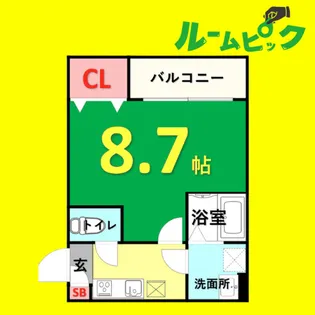 HARE千種(ハレチクサ)【3階】の間取り