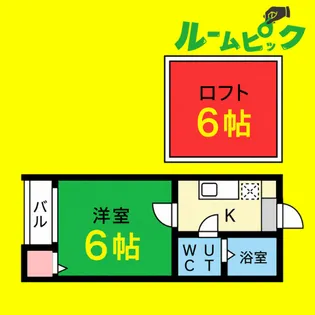 フロール尾頭橋【202号室】の間取り