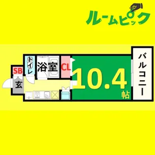 鶴舞パークヒルズ【7階】の間取り