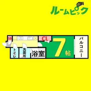 パルティール並木【2階】の間取り