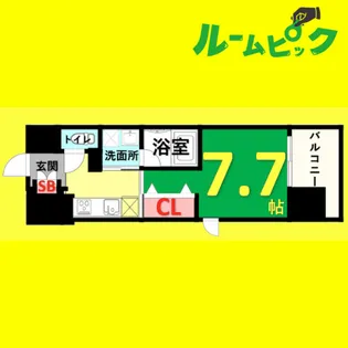 GRAND ESPOIR IZUMI【3階】の間取り