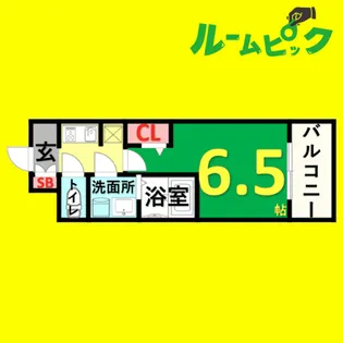 S-RESIDENCE今池駅前【8階】の間取り