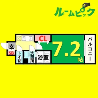 ワールドアイ名古屋城北【2階】の間取り