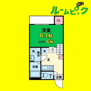 ハーモニーテラス山脇町【1階】の間取り